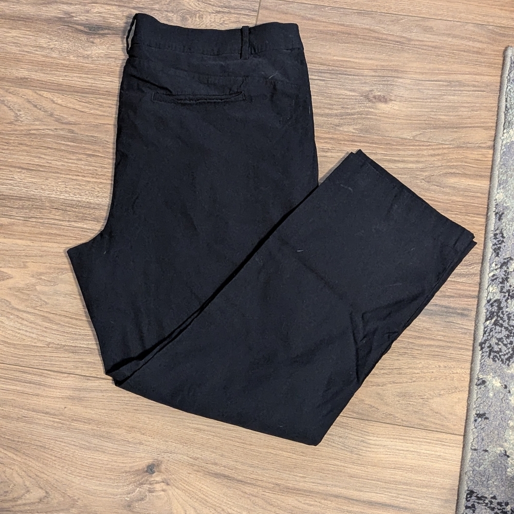 Lane Bryant Women's Black Chinos